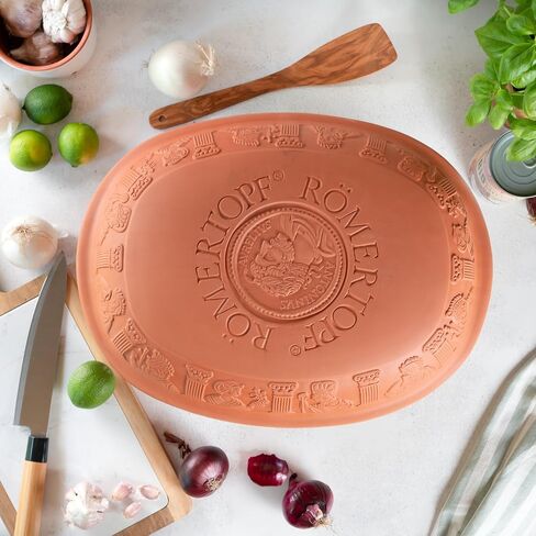 Romertopf Clay Roaster | Non-Stick Dutch Oven | Healthy Pot Cooking | Clay Baker | Versatile Cooking Vessel - 7.3 Quarts (7 Liters) For Up To 8 People in Saudi Arabia