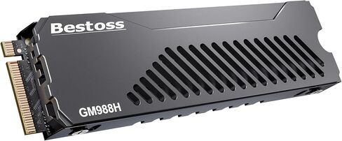 Bestoss 2TB NVMe M.2 2280 SSD with Heatsink,PS5 Storage,7350MB/s | PS5 Memory Storage Expansion SSD, SLC Cache&HMB, Tailored for Gamers, Editors&AI Creators Demanding Blazing-Fast Speed in Saudi Arabia