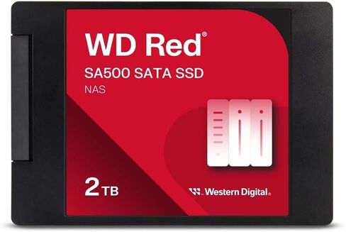 Western Digital 4TB WD Red SA500 NAS 3D NAND Internal SSD Solid State Drive - SATA III 6 Gb/s, 2.5"/7mm, Up to 560 MB/s - WDS400T2R0A in Saudi Arabia