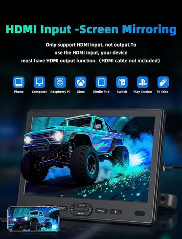 10.6" Car DVD Player with Headphones, Auto Load Disc | Portable DVD Player for Car Play Same or Two Different Movies, Support 1080P Sync Screen, Region Free,HDMI, USB, AV in/Out in Saudi Arabia