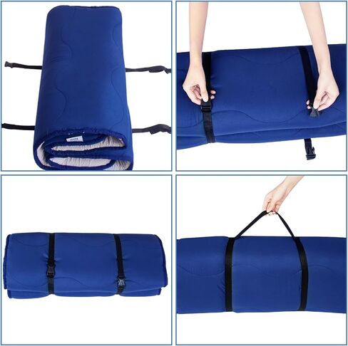 Cot Topper, 30"x75" Quilted Foam Camping Cot Pad with Anti-Slip Bottom, Breathable & Comfortable Cot Pad for Camping/Rv Bunk/Narrow Twin Beds in Kuwait