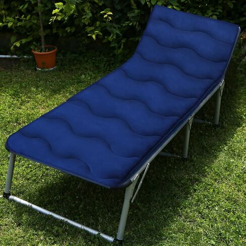 Cot Topper, 30"x75" Quilted Foam Camping Cot Pad with Anti-Slip Bottom, Breathable & Comfortable Cot Pad for Camping/Rv Bunk/Narrow Twin Beds in Kuwait