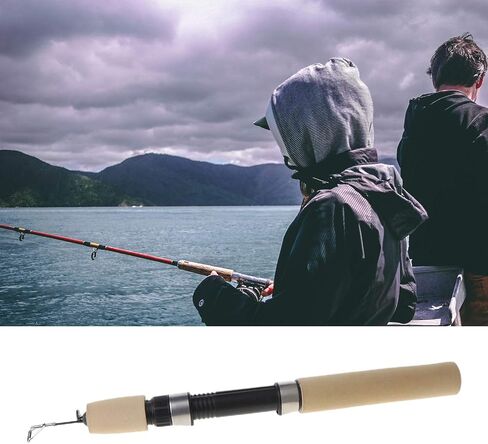Telescopic Fishing Rod Travel Fishing Rod Pocket Carbon Fibers Cane Turning Pocket Tackle Unisex Ice Angling Equipment for Winter ICY Lakes and Raft Casting Use in Saudi Arabia