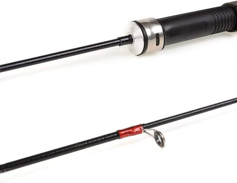Telescopic Glass Fiber Rods Pocket Tackle Rods for Men Compact Ice Fishing Featherlight Rock Angling Gear Textured Grip Winter Fishing Tool Fiberglass Casting Unit in Saudi Arabia
