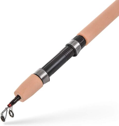 Telescopic Glass Fiber Rods Pocket Tackle Rods for Men Compact Ice Fishing Featherlight Rock Angling Gear Textured Grip Winter Fishing Tool Fiberglass Casting Unit in Saudi Arabia