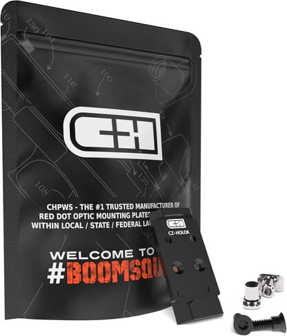 C+H Precision Red Dot Mounting Plate for CZ P-10 and Holosun 407K/507K | Made in the USA in Saudi Arabia