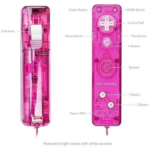 وحدة التحكم بالإيماءات PDP Rock Candy لجهاز Wii/Wii U، Pink Palooza in Kuwait