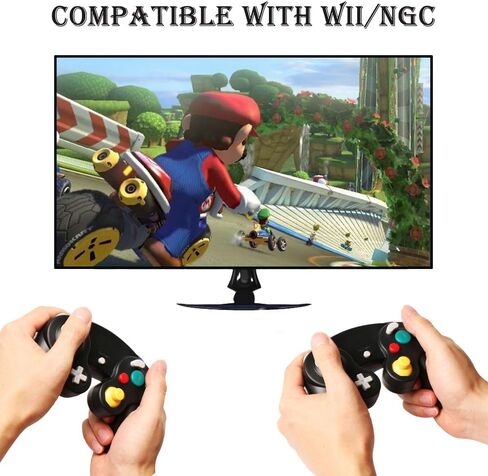 Reiso 1 Pack NGC Controller Classic Wired Controller for Wii Gamecube (Clear White) in Saudi Arabia
