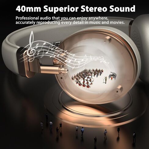 Wireless Headset with Mic for Work, Bluetooth Headset with Noise Cancelling Microphone, On Ear Wireless Headphones with USB Dongle & Mute Function for Work from Home Computer Office Teams Call Center in Saudi Arabia