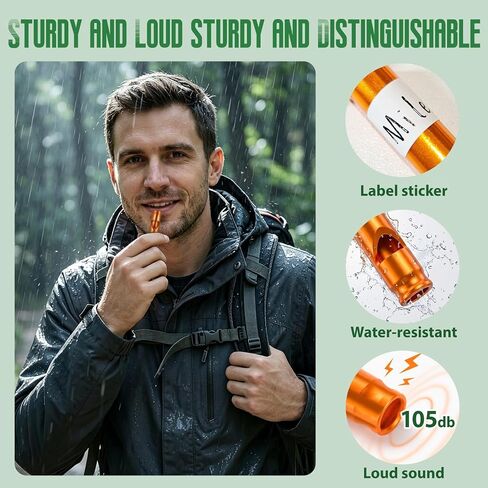 400 Pcs Emergency Whistle with Keychains, Aluminum Self Defense Keychain, Extra Load & Durable Survival Whistles Bulk for Outdoor Sports, Camping, Hiking, Hunting, Boating or Training in Saudi Arabia