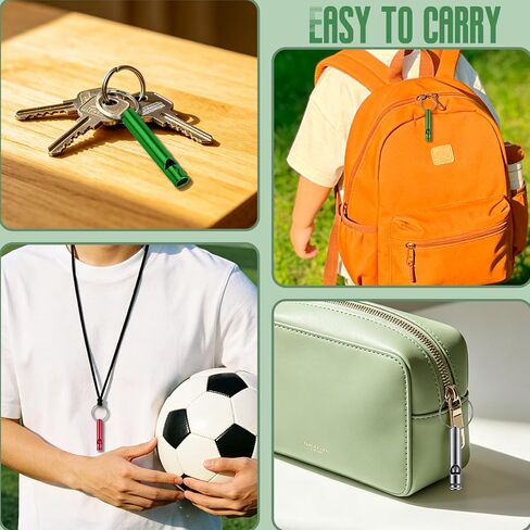 400 Pcs Emergency Whistle with Keychains, Aluminum Self Defense Keychain, Extra Load & Durable Survival Whistles Bulk for Outdoor Sports, Camping, Hiking, Hunting, Boating or Training in Saudi Arabia