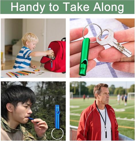 240 Pcs Emergency Whistles with Keychains Multicolor Extra Loud Aluminum Waterproof Safety Survival Whistle Keychain for Outdoors Sports Camping Training in Saudi Arabia