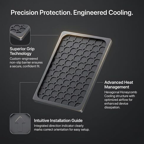 Starlink Gen 3 Protective Cover Case, Starlink Standard Gen 3 Case for Satellite Dish, Silicone Hail Protector Cover for Starlink Standard, Waterproof, Impact Resistant to Rocks/Sand/Hail, Black in Saudi Arabia