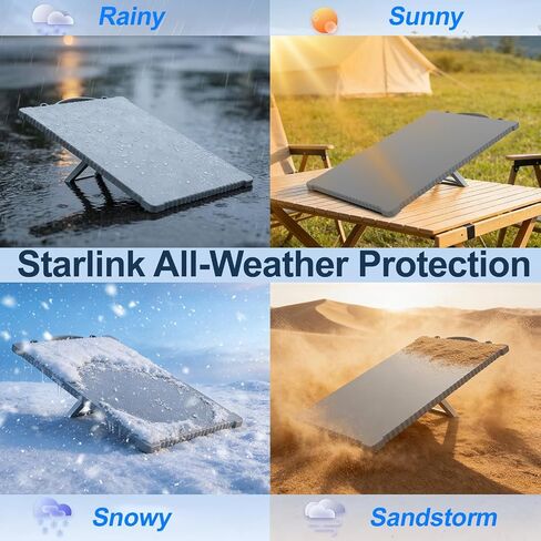 غطاء حماية Starlink Gen 3، غطاء حماية Star Link Standard Gen 3، ملحقات ستارلينك حامية من السيليكون لطبق الأقمار الصناعية القياسي، مقاوم للماء، مقاوم للصدمات للصخور/الرمال/البرد، رمادي in Kuwait