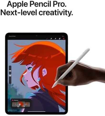 Apple iPad Pro 2024 (13-inch, Wi-Fi + Cellular, 256GB) - Space Black (Renewed) in Saudi Arabia