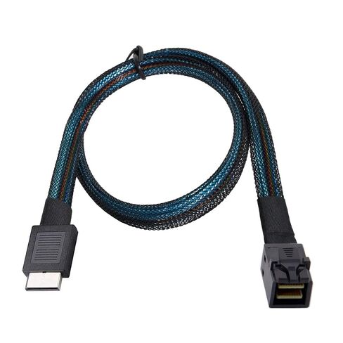 chenyang OCuLink PCIe PCI-Express SFF-8611 4i to Slimline SFF-8643 SSD Data Active Cable 50cm for SSD eGPU Card in Saudi Arabia