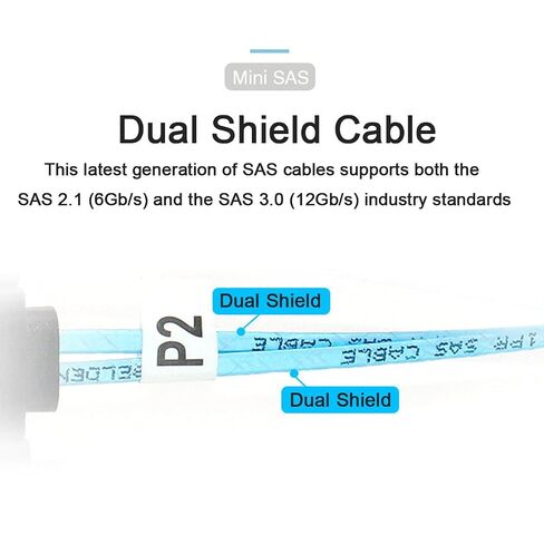 chenyang OCuLink PCIe PCI-Express SFF-8611 4i to Slimline SFF-8643 SSD Data Active Cable 50cm for SSD eGPU Card in Saudi Arabia