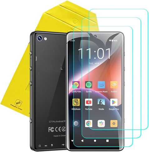 3 Pack for HIFI WALKER G7 Pro MP3 Music Player Screen Protector | HD Clear Anti-Fingerprint Anti-Scratch TPU Screen Protector Flim Compatible with HIFI WALKER G7 Pro 5.2" MP3 Music Player in Kuwait