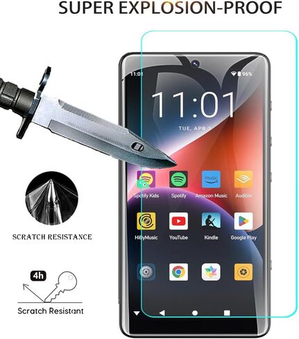 3 Pack for HIFI WALKER G7 Pro MP3 Music Player Screen Protector | HD Clear Anti-Fingerprint Anti-Scratch TPU Screen Protector Flim Compatible with HIFI WALKER G7 Pro 5.2" MP3 Music Player in Kuwait