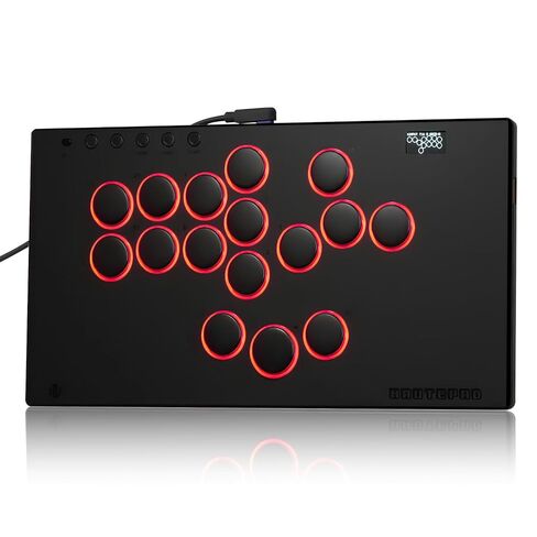 Sehawei Haute42 E16 Left-Handed Leverless Arcade Controller, Mirror Layout | Ultra-Slim Mirror Layout Fight Stick，Custom RGB, SOCD, Turbo & Lock Button for PC, PS4, PS3, Switch/Switch2 in Saudi Arabia
