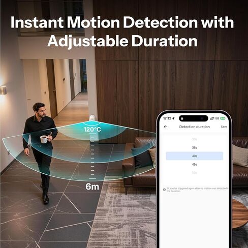 SONOFF SenseGuard SNZB-03PR2 Zigbee Motion Sensor with Light Sensor for Light Control, Alarm System, Automation, Illuminance History, Compaitble with Home Assistant, Alexa, SmartThings in Saudi Arabia