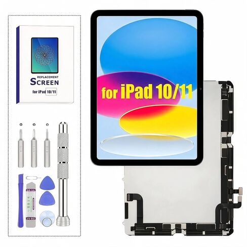 ZTR for iPad 10th Gen (2022) / (A16) (2025) 11th Gen Screen Replacement, Fit 10.9" and 11" LCD Display, for iPad 10th/11th Model A2696 A2757 A2777 A3354 A3355 A3356 (Only LCD, Not Touch Digitizer) in Saudi Arabia