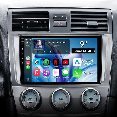 8Core 4+64GB Car Radio Stereo for Toyota Camry 2006-2011, Pluy and Play 9" Android 13 Head Unit with Carplay/Android Auto SWC/1080P Backup Camera/AM & FM Radio in Saudi Arabia