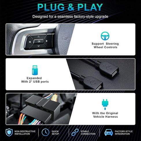 8Core 4+64GB Car Radio Stereo for Toyota Camry 2006-2011, Pluy and Play 9" Android 13 Head Unit with Carplay/Android Auto SWC/1080P Backup Camera/AM & FM Radio in Saudi Arabia