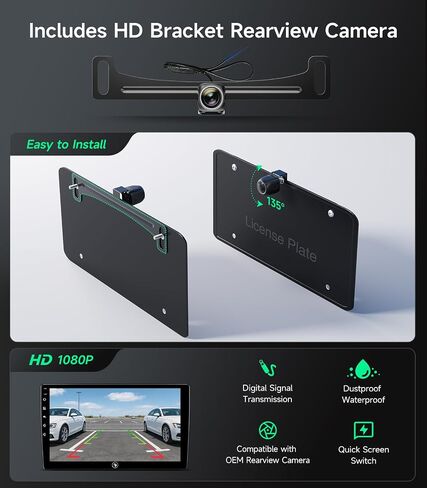 Car Radio for Dodge Ram 1500 2500 3500 2013-2018, CarPlay Android Auto | 10.2" HD Stereo touchscreen, 64G storage, 5G WiFi GPS Navigation, wireless phone link, Bluetooth FM AM SWC, HD backup camera in Saudi Arabia