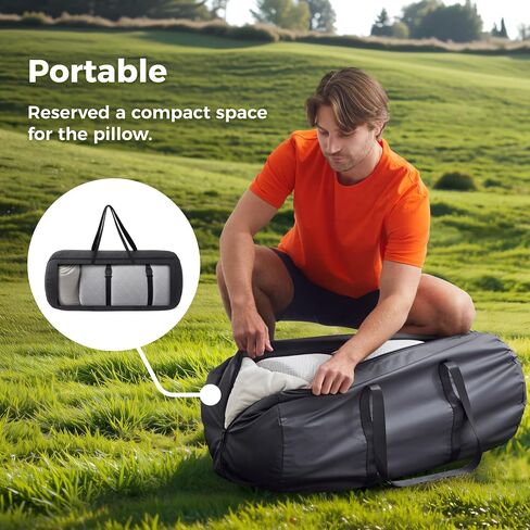 Cooling Foam Camping Mattress for Hot Sleeper,Waterproof(75x30x2“) | Portable Sleeping Pad with Carry Bag,Roll Up Cot Mattress Topper for Summer Camping Bed,Hiking,Car in Saudi Arabia