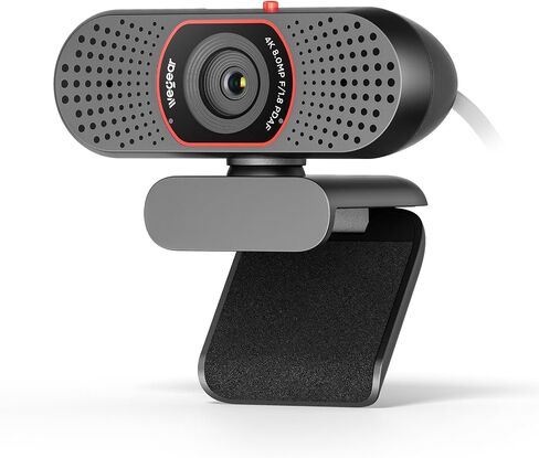 wegear Full HD 1080p Webcam for PC, Laptop & Desktop, Built-in Dual Microphones, Privacy Cover, 85°FOV, Fixed Focus, Plug & Play USB-A Computer Camera for Zoom, Teams, FaceTime, Google Meet, Streaming in Kuwait