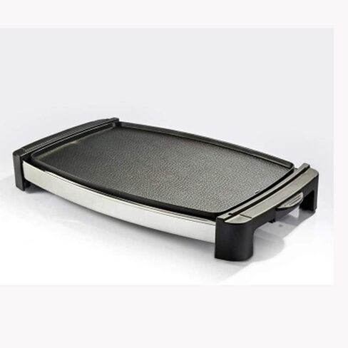 Teppanyaki Electric Party Grill Machine Indoor Hotplate for Table Top Cooking Non-Stick Hot Plate in Saudi Arabia