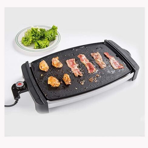 Teppanyaki Electric Party Grill Machine Indoor Hotplate for Table Top Cooking Non-Stick Hot Plate in Saudi Arabia