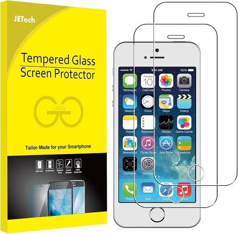 JETech Screen Protector for iPhone 11/XR, 2-Pack | HD Clear, Face ID Compatible, Anti-Scratch Glass in Saudi Arabia