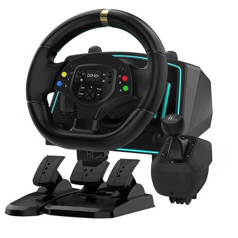 NBCP Racing Wheel with 6-Speed Shifter & Pedals –1080° Gaming Steering Wheel for PS4, Xbox & PC, Vibration Feedback, Clamp Mount, Plug & Play in Saudi Arabia