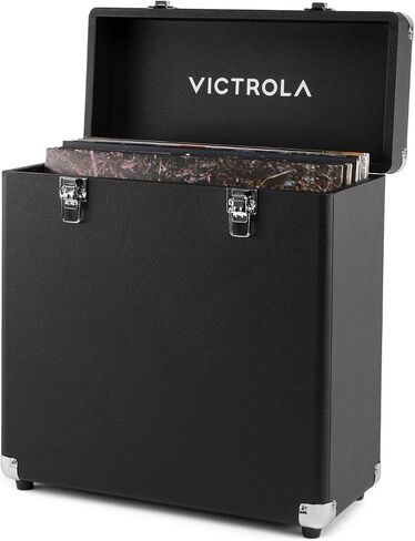 Victrola Collector - Vinyl Record Storage Case, Holds 30+ LPs - Brown in Saudi Arabia