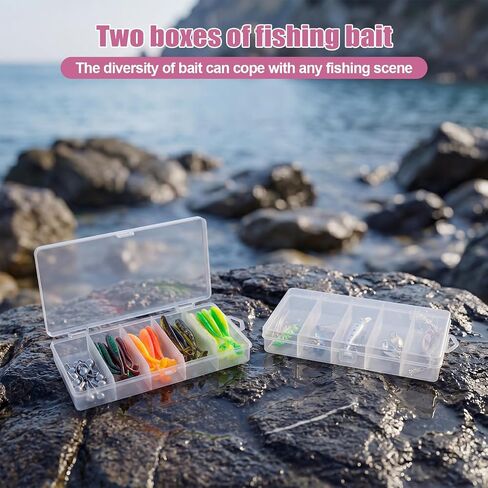 Fishing Rod and Reel Combo,2 Pcs 2.1M Telescoping Fishing Rod | with Carrier Bag,Spinning Reels,2 Lines,Lures Baits,Suitable for Beginners Fishing Gifts for Men Women Saltwater Freshwater in Saudi Arabia
