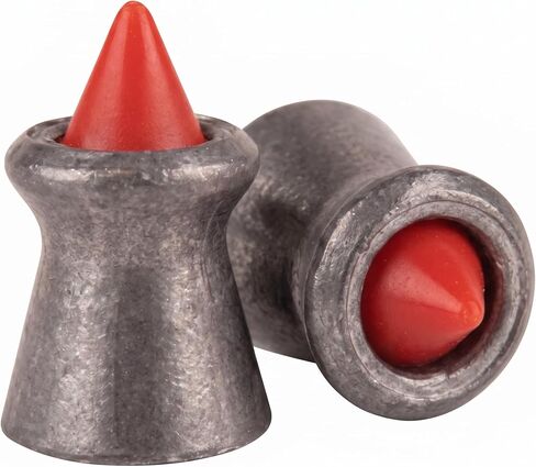 Gamo Red Fire .177 Caliber Pointed Pellets with Polymer Tip - 150 Count Tin - Red/Lead in Saudi Arabia