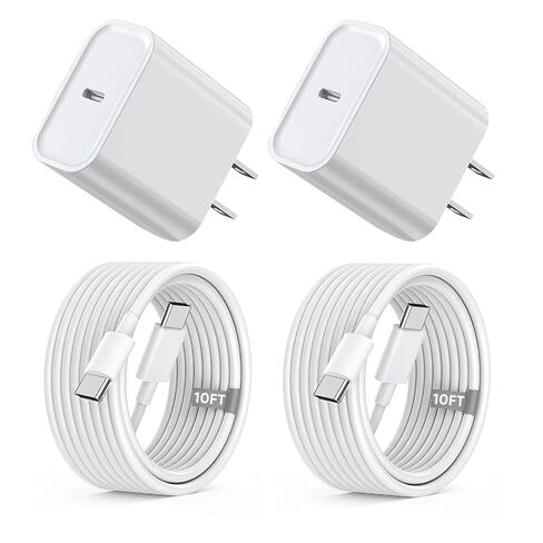 10FT iPhone Fast Charger,3Pack Extra Long[Apple MFi Certified]iPhone Charger Fast Charging Quick 10Foot USB C to Lightning Cable Cord Adapter Block for iPhone 14 Pro Max/14 Plus/13/12Mini/11/XS/X/iPad in Saudi Arabia