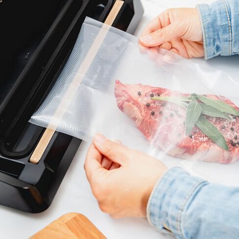 Avid Armor Vacuum Seal Rolls, Vac Seal Bags for Food Storage, Meal Saver Freezer Vacuum Sealer Bags, Sous Vide Bags Vacuum Sealer, Non-BPA Vacuum Sealer Bags, 8 inches by 50 feet, Pack of 2 in Kuwait