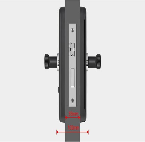 Smart Door Lock with Handle WiFi Tuya Smart Door Lock Fingerprint Keyless Entry Password APP NFC Smart Lock for Indoor Home Bedroom Office in Saudi Arabia