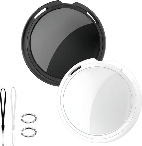 2 Pack Tracker Tags Item Finders for Apple Find My [MFi Certified] iOS Only | Waterproof Bluetooth Key Locator Replaceable Battery Worldwide Tracking Devices for Keys Wallets Bags Luggage Pets Dogs Cats in Saudi Arabia