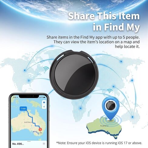 2 Pack Tracker Tags Item Finders for Apple Find My [MFi Certified] iOS Only | Waterproof Bluetooth Key Locator Replaceable Battery Worldwide Tracking Devices for Keys Wallets Bags Luggage Pets Dogs Cats in Saudi Arabia