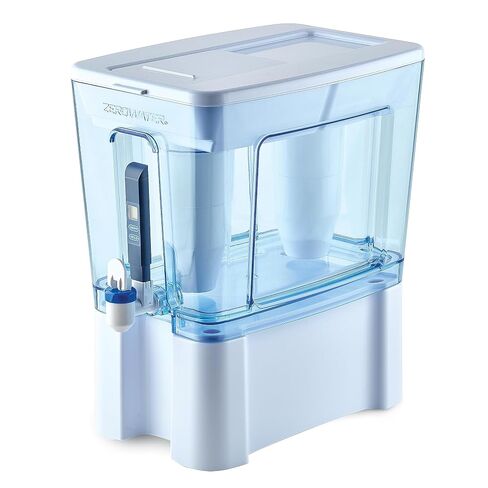 Culligan ZeroWater 22-Cup Ready-Read 5-Stage Water Filter Dispenser with 5-Stage 0 TDS Water Filter – IAPMO Certified to Reduce Lead, Chromium, and PFOA/PFOS | IAPMO certified: Lead, PFOA/PFOS, chromium, mercury; 5-stage Advanced Filtration; 0 TDS Water F in Saudi Arabia