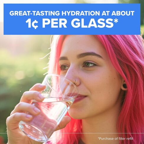 Brita Large 10-Cup Water Filter Pitcher, WQA NSF/ANSI Certified, Reduces 99% of Lead, Microplastics, & 30 Contaminants, BPA-Free, Removes Chlorine Taste & Odor, 1 Elite Filter, White in Kuwait