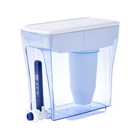 ZeroWater 20-Cup Water Filter Dispenser Removes PFOA/PFAS ​ | IAPMO certified: Lead, PFOA/PFOS, chromium, mercury; 5-stage Advanced Filtration; 0 TDS Water Filter Pitcher​ in Saudi Arabia