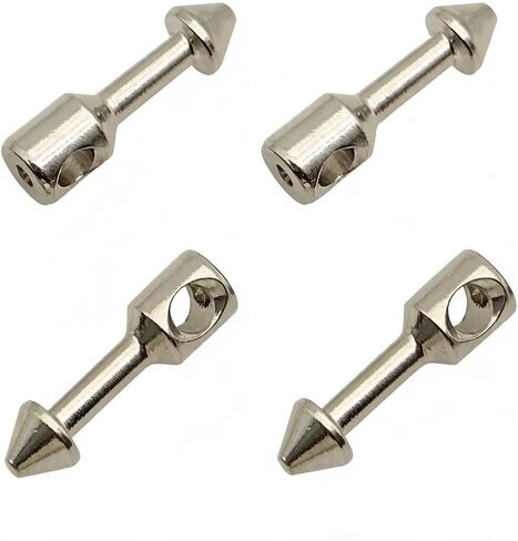 Stainless Steel Speargun Band Wishbone Inserts - 4 Pack Heavy Duty Archery Style Y-Connector Replacement Parts for Rubber Spear Gun Bands in Saudi Arabia