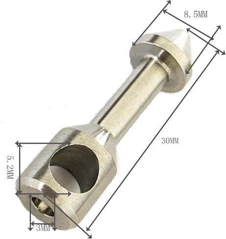 Stainless Steel Speargun Band Wishbone Inserts - 4 Pack Heavy Duty Archery Style Y-Connector Replacement Parts for Rubber Spear Gun Bands in Saudi Arabia