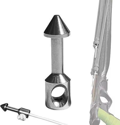 Stainless Steel Speargun Band Wishbone Inserts - 4 Pack Heavy Duty Archery Style Y-Connector Replacement Parts for Rubber Spear Gun Bands in Saudi Arabia