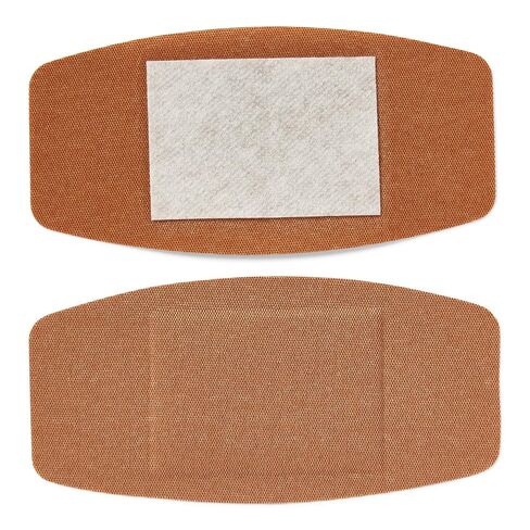 CURAD Flex-Fabric Adhesive Bandages, X‑Large 2 x 4 Inch, 50 Count, | Woven Fabric Stretch, Breathable, Seals on All Four Sides, Absorbent Pad, Long-Lasting Protection in Saudi Arabia